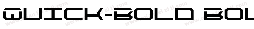 Quick-Bold Bold字体转换